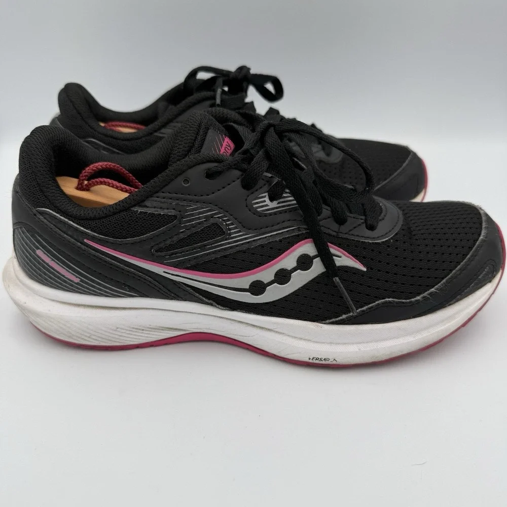 Saucony Cohesion 16 Women's Size 9.5 US Black Pink Running Sneaker‎ S10781-10